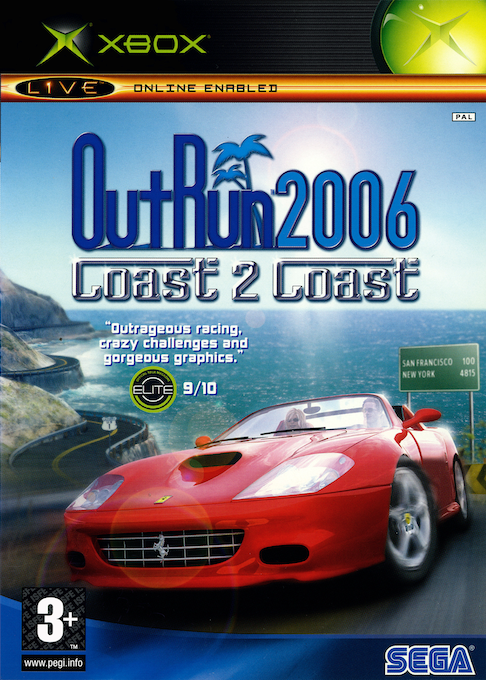 OutRun 2006 - Coast 2 Coast — box-2D (EU)