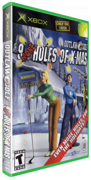 Outlaw Golf - 9 More Holes Of X-mas — box-3D (US)