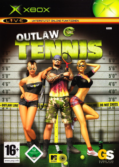 Outlaw Tennis — box-2D (DE)