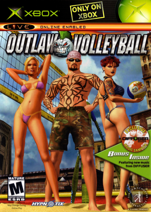 Outlaw Volleyball box art