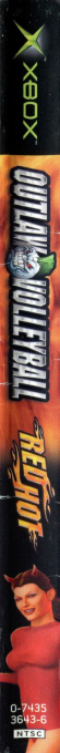 Outlaw Volleyball - Red Hot — box-2D-side (US)