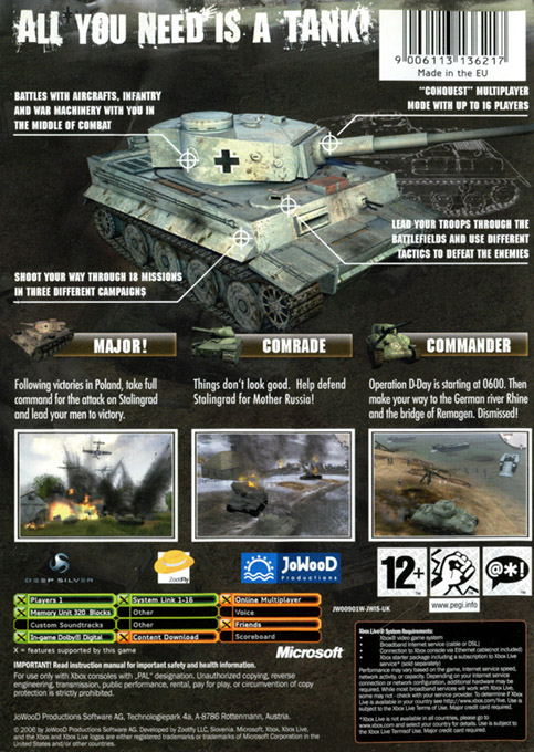 Panzer Elite Action - Fields Of Glory — box-2D-back (EU)