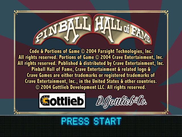 Pinball Hall of Fame - The Gottlieb Collection — sstitle (US)