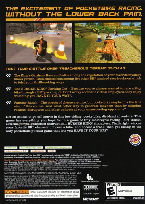 PocketBike Racer — box-2D-back (US)