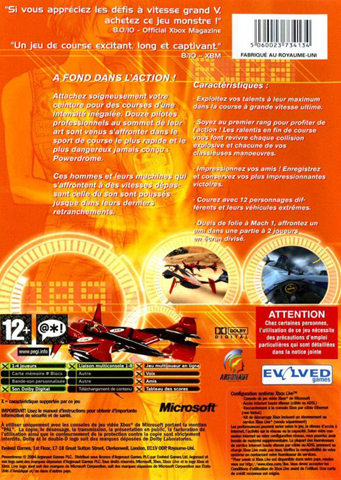 Power Drome — box-2D-back (FR)