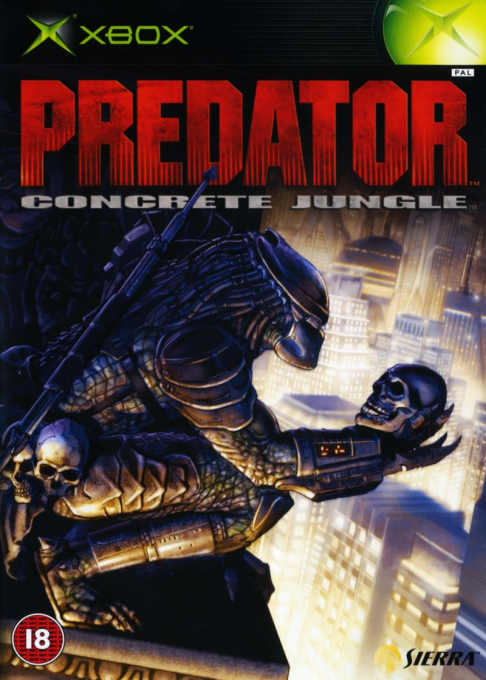 Predator - Concrete Jungle — box-2D (UK)