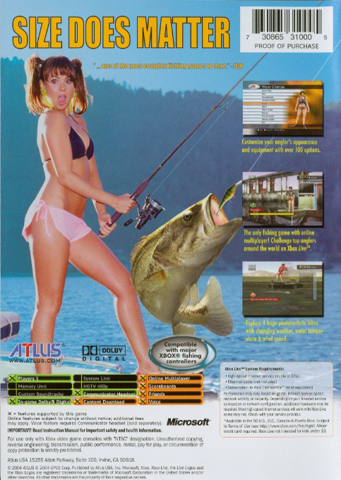 Pro Fishing Challenge — box-2D-back (US)