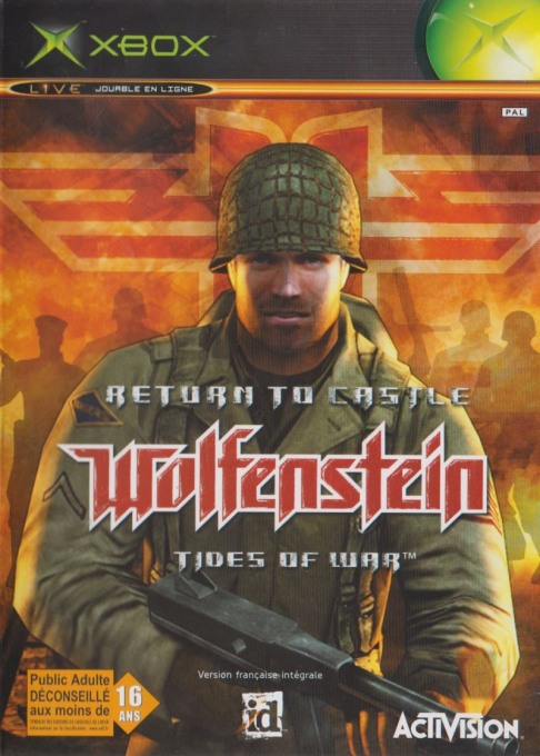 Return To Castle Wolfenstein - Tides Of War — box-2D (FR)