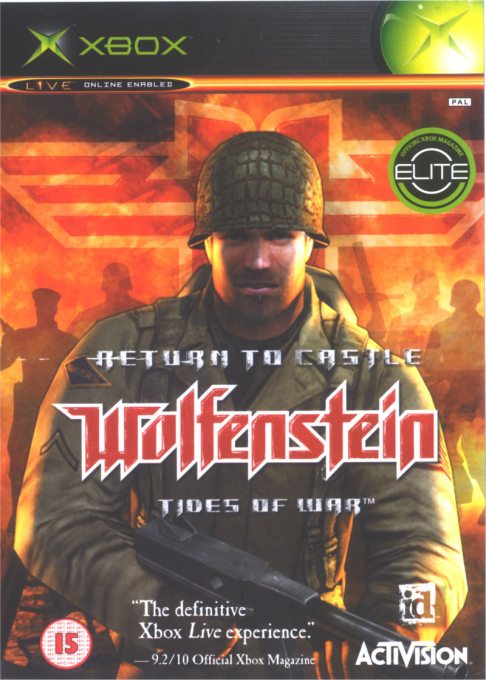 Return To Castle Wolfenstein - Tides Of War — box-2D (UK)