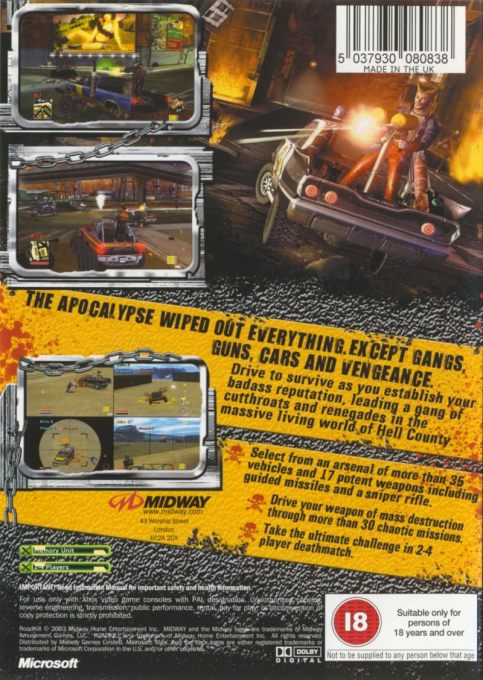 RoadKill — box-2D-back (UK)