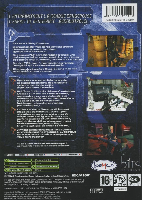 Rogue Ops — box-2D-back (FR)