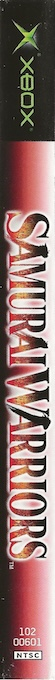 Samurai Warriors — box-2D-side (US)
