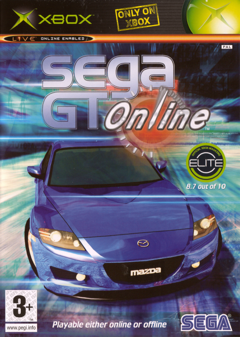 Sega Gt Online — box-2D (EU)