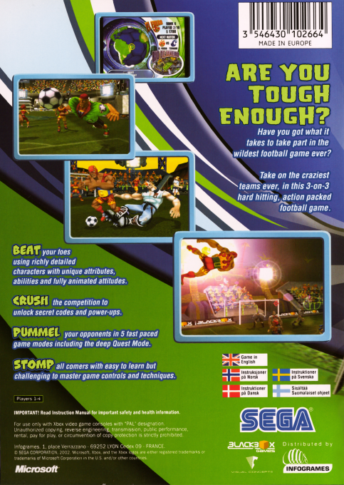 Sega Soccer Slam — box-2D-back (UK)