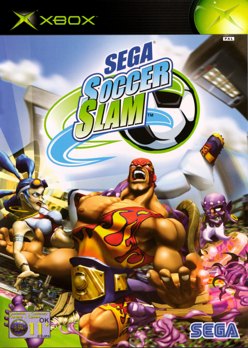 Sega Soccer Slam — box-2D (UK)