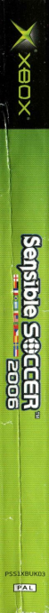 Sensible Soccer 2006 — box-2D-side (UK)