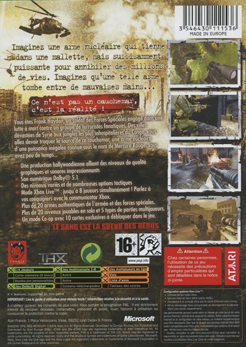 Shadow Ops - Red Mercury — box-2D-back (FR)