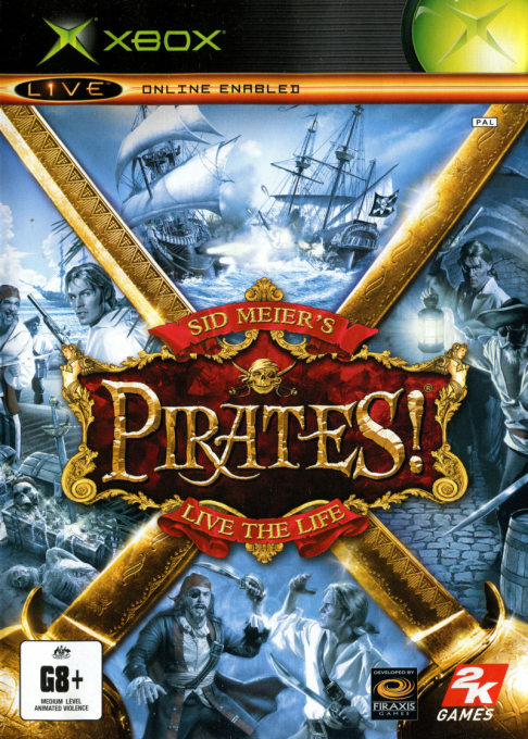 Sid Meier's Pirates! — box-2D (AU)