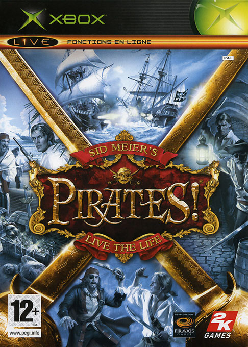 Sid Meier's Pirates! — box-2D (FR)