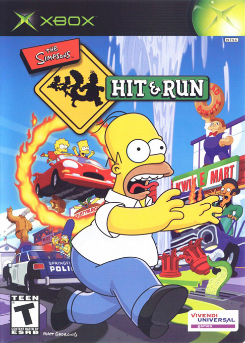 Simpsons - Hit And Run, The box art