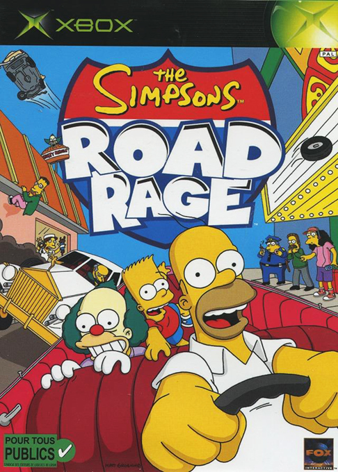 Simpsons - Road Rage, The — box-2D (FR)
