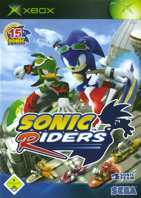 Sonic Riders — box-2D (DE)