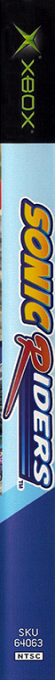Sonic Riders — box-2D-side (US)