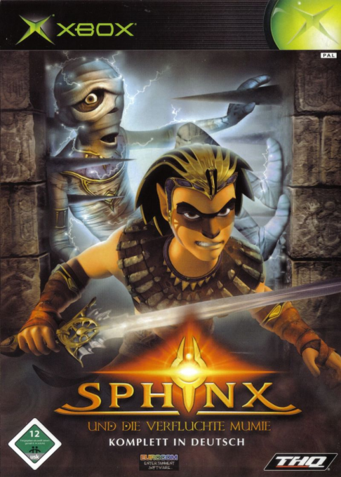 Sphinx and the Cursed Mummy — box-2D (DE)