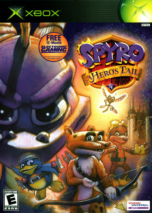 Spyro - A Hero's Tail box art