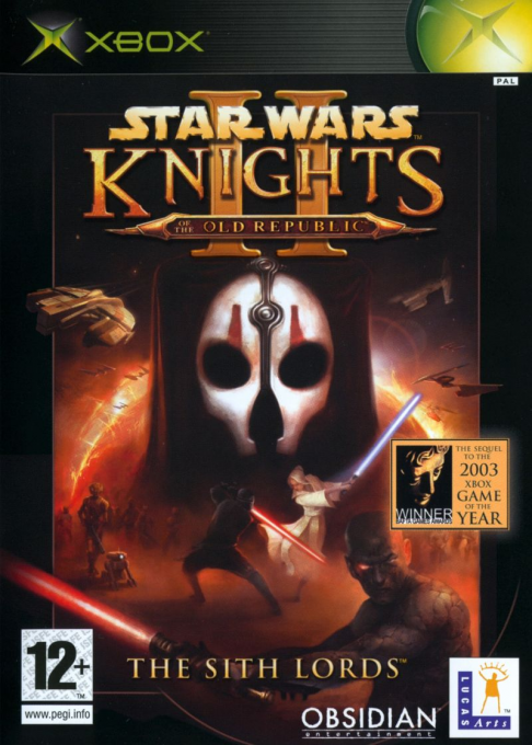 Star Wars - Knights Of The Old Republic 2 - The Sith Lords — box-2D (UK)