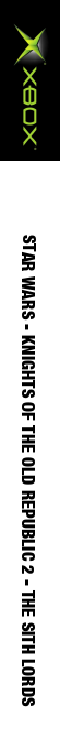 Star Wars - Knights Of The Old Republic 2 - The Sith Lords — box-2D-side (DE)