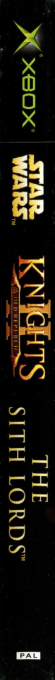 Star Wars - Knights Of The Old Republic 2 - The Sith Lords — box-2D-side (AU)