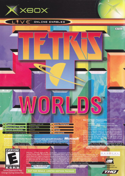 Star Wars - The Clone Wars And Tetris Worlds — box-2D-back (US)
