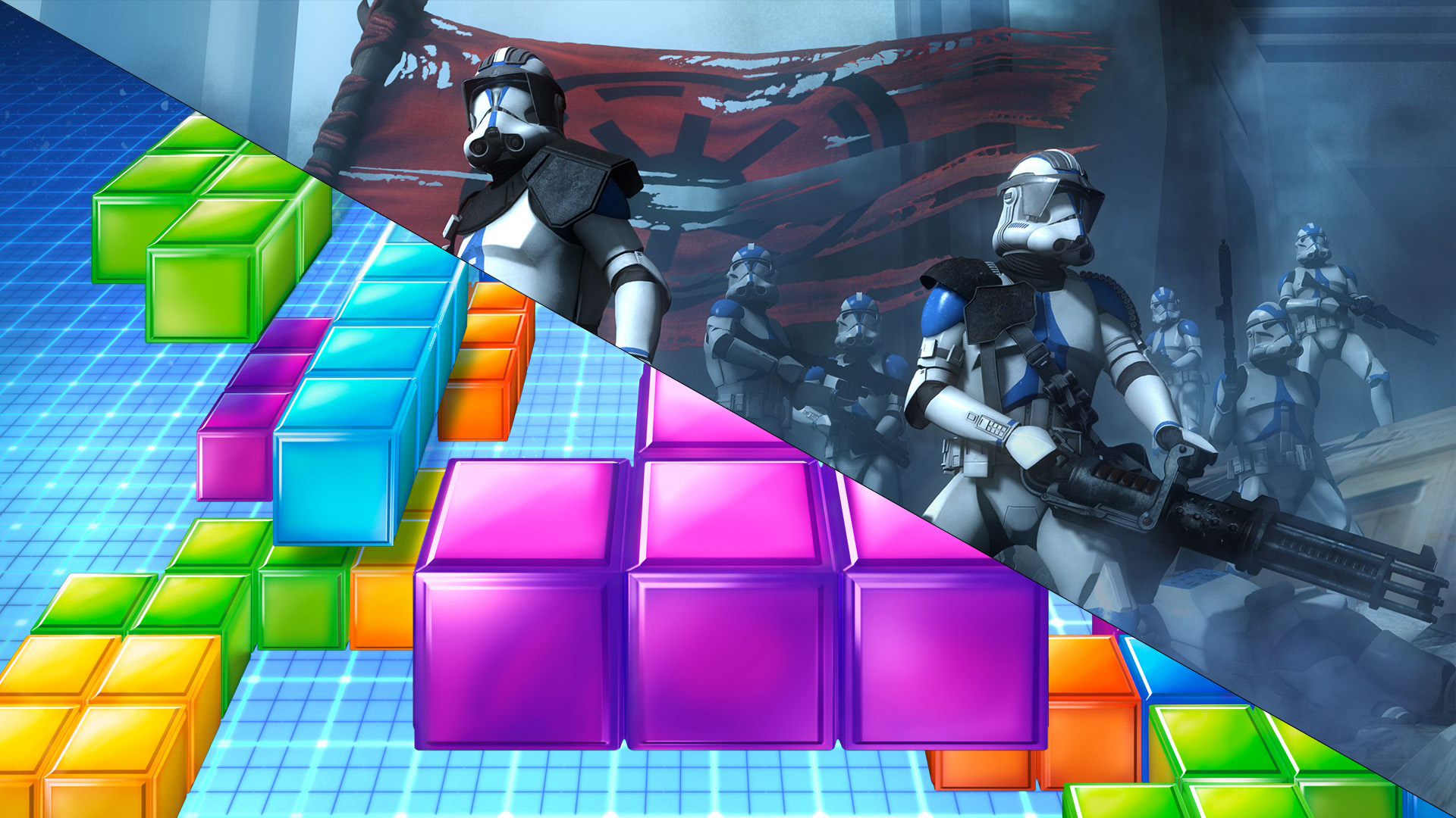 Star Wars - The Clone Wars And Tetris Worlds — fanart