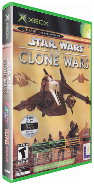 Star Wars - The Clone Wars And Tetris Worlds — box-3D (US)