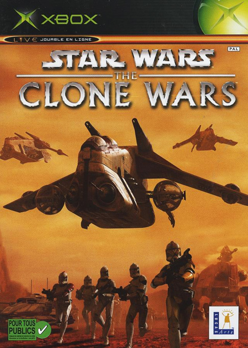 Star Wars - The Clone Wars — box-2D (FR)