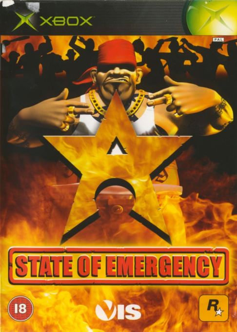 State Of Emergency — box-2D (UK)