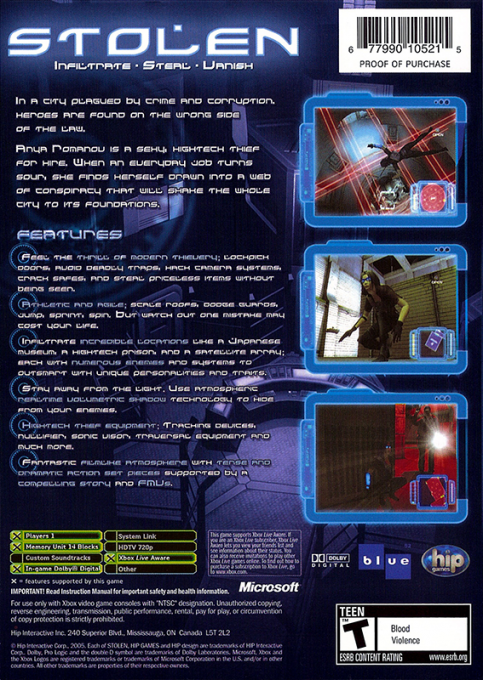 Stolen — box-2D-back (US)