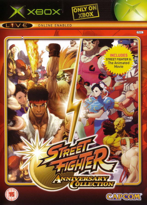 Street Fighter Anniversary Collection — box-2D (UK)