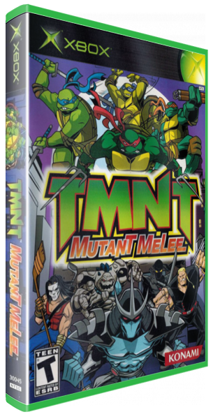 TMNT - Mutant Melee — box-3D (US)