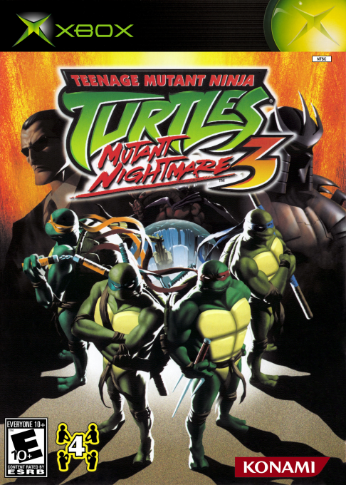 Teenage Mutant Ninja Turtles 3 - Mutant Nightmare box art
