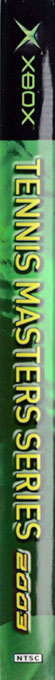 Tennis Masters Series 2003 — box-2D-side (US)