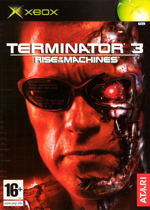 Terminator 3 - Rise Of The Machines — box-2D (EU)
