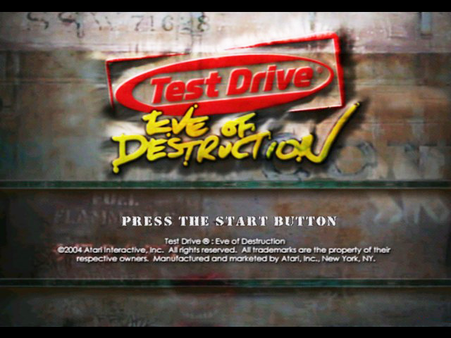 Test Drive - Eve Of Destruction — sstitle (US)