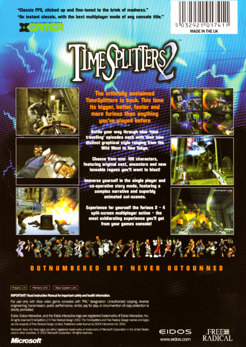 Timesplitters 2 — box-2D-back (EU)