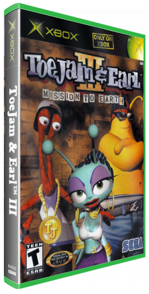 Toejam And Earl 3 - Mission To Earth — box-3D (US)