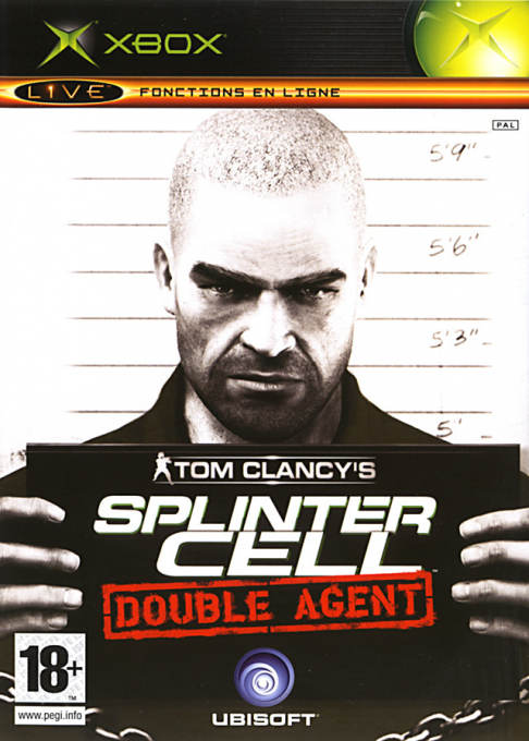 Tom Clancy's Splinter Cell - Double Agent — box-2D (FR)