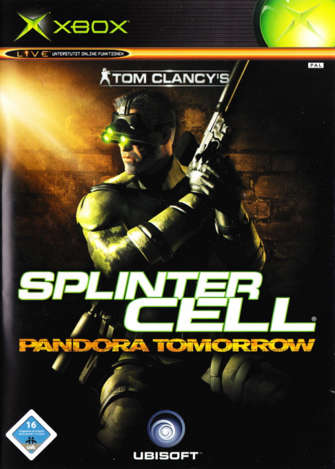 Tom Clancy's Splinter Cell - Pandora Tomorrow — box-2D (DE)