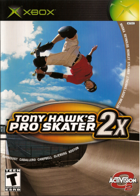 Tony Hawk's Pro Skater 2x box art