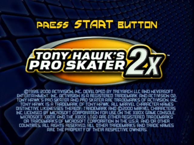 Tony Hawk's Pro Skater 2x — sstitle (WOR)